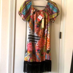 New paisley dress / wear off shoulders too